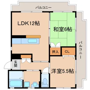 ピアパーク II【1階】の間取り