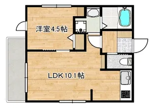 リベルテ新川崎【3階】の間取り