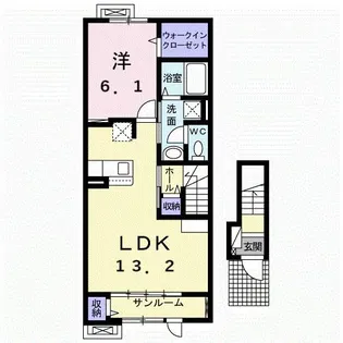 カルーナ【2階】の間取り