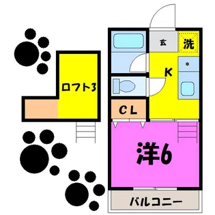 スカイウィング大里A・B(熊谷市下恩田)【2階】の間取り