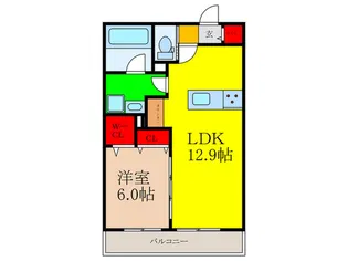HOKULEA【2階】の間取り