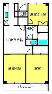 サンシャイン大成【2階】の間取り