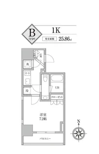 東京都千代田区内神田2【マンション】の間取り