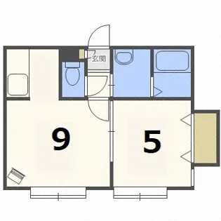 クレアハイム【3階】の間取り