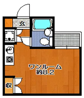 フラットKOWA【2階】の間取り
