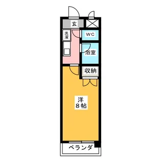 サンヴィエール神山【4階】の間取り