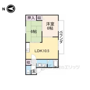 エスペランサ【2階】の間取り