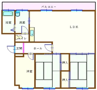 久寿ビル【4階】の間取り
