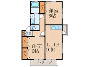 コーポピアライフ【1階】の間取り