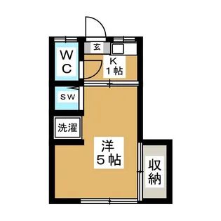 桑原ハイツ【2階】の間取り