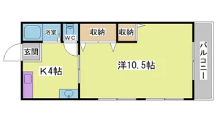 フォルテ鈴蘭台【1階】の間取り