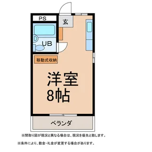 三弘ハイツ【2階】の間取り