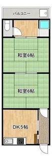 清水ハイツ【2階】の間取り