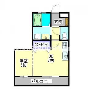 HERMIT【3階】の間取り