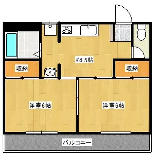 ルーシッド仲沖【3階】の間取り