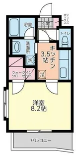 ウエストグレイス【2階】の間取り