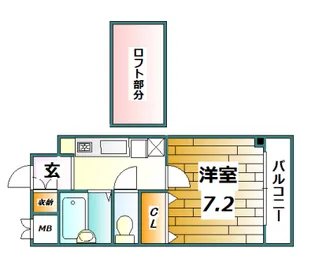 コラール1番館【3階】の間取り