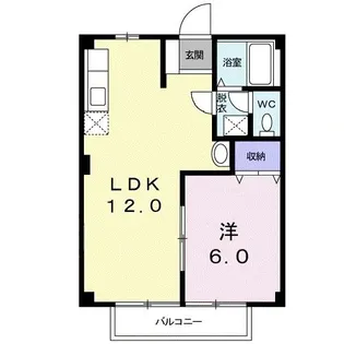 メゾン・エトワールA【1階】の間取り