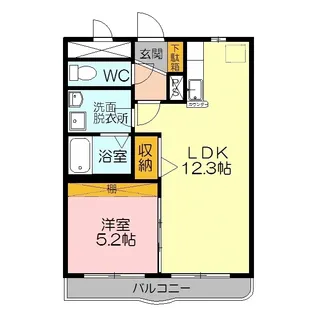 コンフォート井上【3階】の間取り
