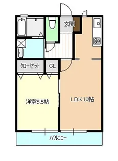 グランコート愛野【2階】の間取り