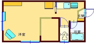 ハイム岩木【2階】の間取り