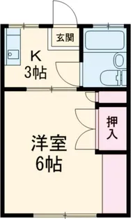 矢島ハイツ【2階】の間取り