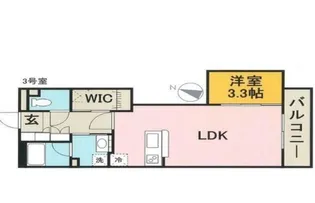 Lumiere泉 リュミエールイズミ【3階】の間取り