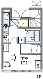 1Kの間取り画像