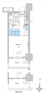 東京都江東区白河2【マンション】の間取り