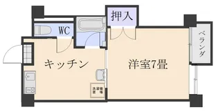 1Kの間取り画像