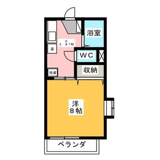 エスポワール B棟【1階】の間取り