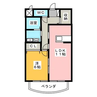 エルーセラ OHNO【3階】の間取り