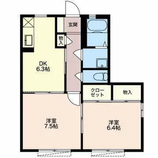 サウンドテラス C棟【1階】の間取り