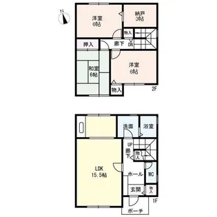 奈良県奈良市朱雀6【一戸建】の間取り