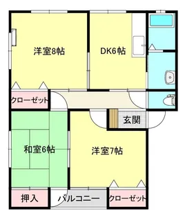 メゾンムー【2階】の間取り