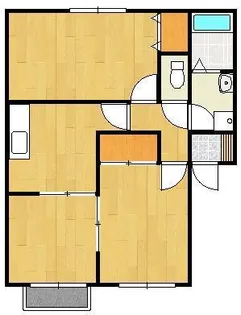 ぴゅあっと川菜【1階】の間取り