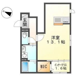 プランドール【1階】の間取り