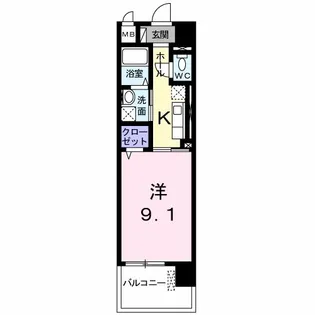 香川県高松市木太町【マンション】の間取り