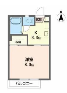 ブルージュ【2階】の間取り