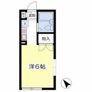 コーポデュプルII【2階】の間取り