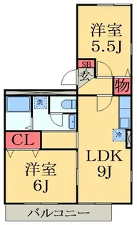 ロイヤルハウスA【1階】の間取り