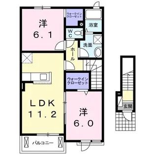 ラルゴ【2階】の間取り
