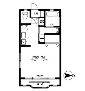 はっせる【1階】の間取り
