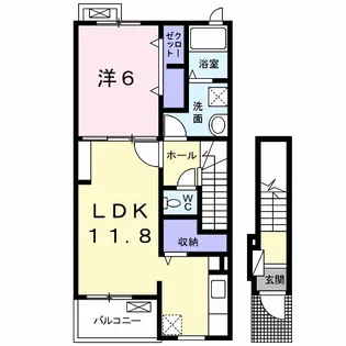 グレイス ヒルズ【2階】の間取り