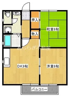 セジュール佐藤【2階】の間取り