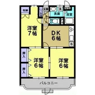 ユーミー豊栄【2階】の間取り