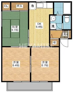 フォーレス藤【2階】の間取り