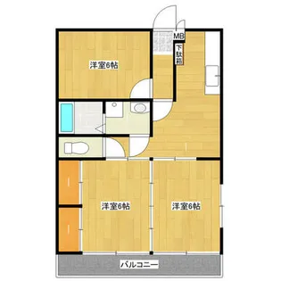 エクセレンスYOU【3階】の間取り