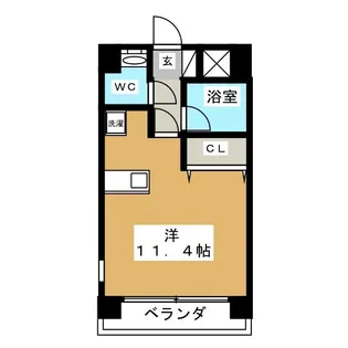 レジデンスTL千種【4階】の間取り