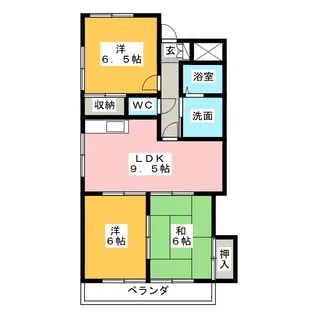 グランデールAS【2階】の間取り